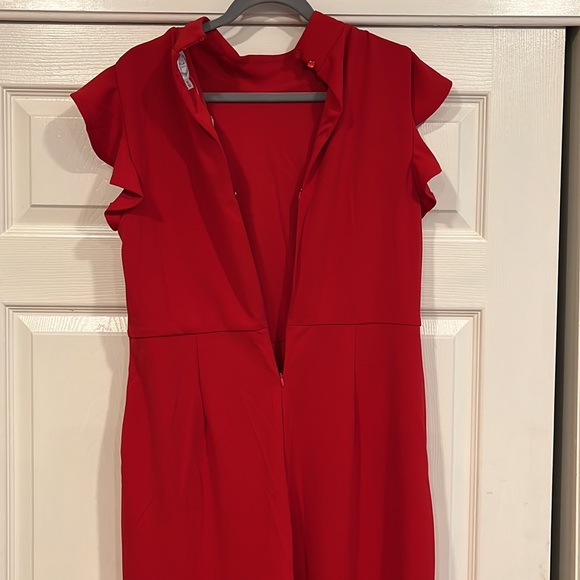 Francesca’s Red Jumpsuit - Picture 3 of 5